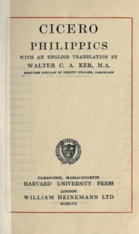 cicero- philippicea